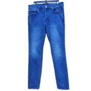 PACSUN womens denim jeans high rise active stretch slim size 32/32 zip fly 003